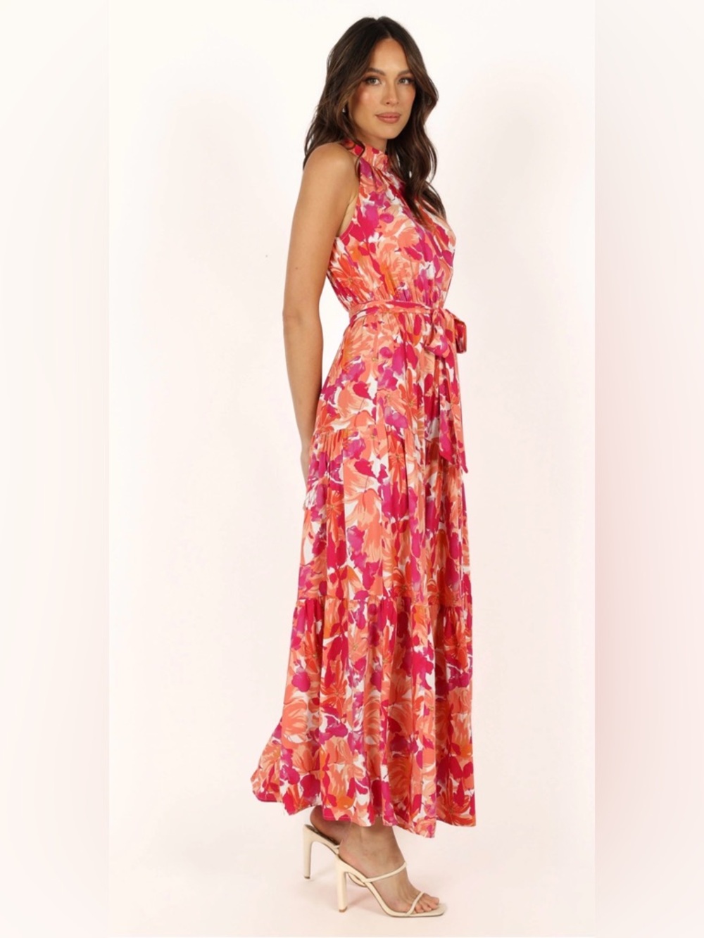 6. Petal & Pup $89 Caroline Maxi Halter Dress - Picture 2 of 5
